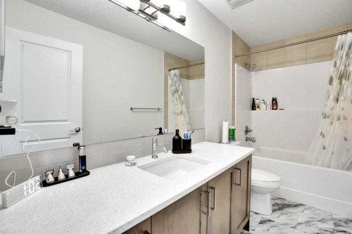 1457 Bayview Point Sw, Airdrie, AB - Indoor Photo Showing Bathroom