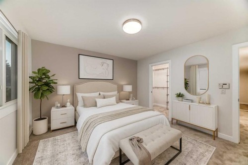 158 Valleyview Court Se, Calgary, AB - Indoor Photo Showing Bedroom