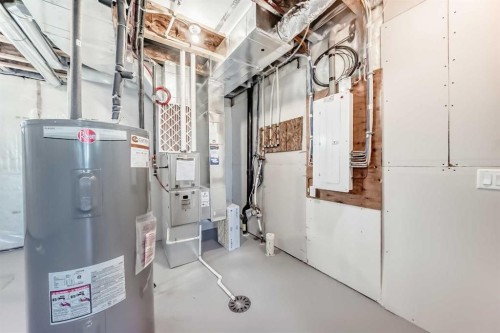 1058 Sawgrass Link Nw, Airdrie, AB - Indoor Photo Showing Basement