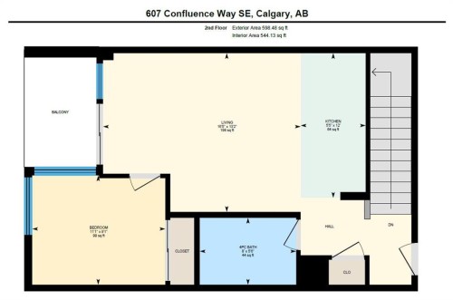 607 Confluence Way Se, Calgary, AB 