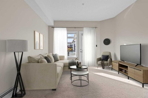 310-11 Millrise Drive Sw, Calgary, AB - Indoor Photo Showing Living Room