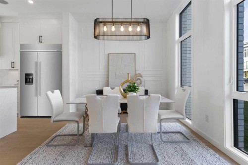 5007 21 Avenue Nw, Calgary, AB - Indoor Photo Showing Dining Room