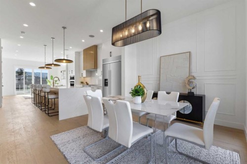 5007 21 Avenue Nw, Calgary, AB - Indoor Photo Showing Dining Room