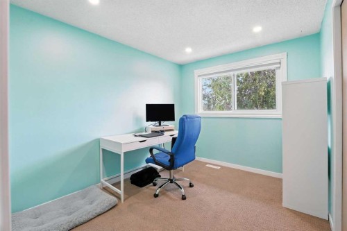 123 Silverstone Road Nw, Calgary, AB - Indoor Photo Showing Office