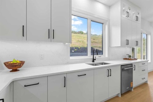 407 Patterson Boulevard Sw, Calgary, AB - Indoor Photo Showing Kitchen With Double Sink With Upgraded Kitchen