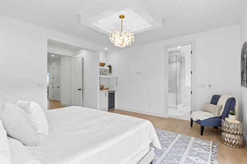 407 Patterson Boulevard Sw, Calgary, AB - Indoor Photo Showing Bedroom