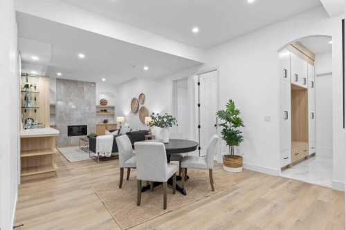 407 Patterson Boulevard Sw, Calgary, AB - Indoor Photo Showing Dining Room