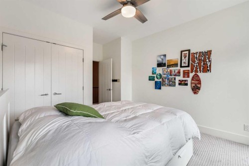 96 Beny-Sur-Mer Road Sw, Calgary, AB - Indoor Photo Showing Bedroom