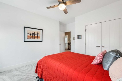 96 Beny-Sur-Mer Road Sw, Calgary, AB - Indoor Photo Showing Bedroom