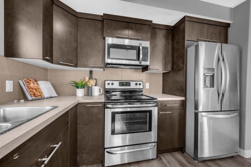 714 Redstone View Ne, Calgary, AB - Indoor Photo Showing Kitchen With Stainless Steel Kitchen