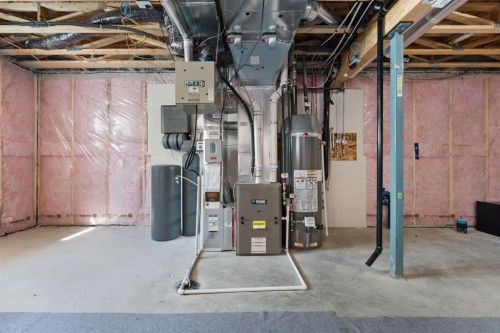 633 Windrow Manor Sw, Airdrie, AB - Indoor Photo Showing Basement