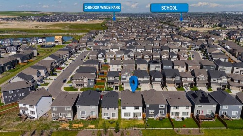 633 Windrow Manor Sw, Airdrie, AB -  With View