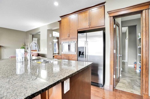 39 Skyview Shores Rise Ne, Calgary, AB - Indoor Photo Showing Kitchen With Double Sink With Upgraded Kitchen