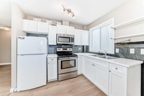 1106 53A Street Se, Calgary, AB - Indoor Photo Showing Kitchen With Double Sink