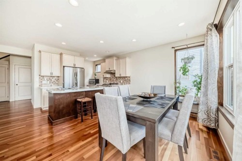 367 Hidden Creek Boulevard Nw, Calgary, AB - Indoor Photo Showing Dining Room
