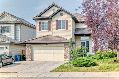 367 Hidden Creek Boulevard Nw, Calgary, AB - Outdoor With Facade