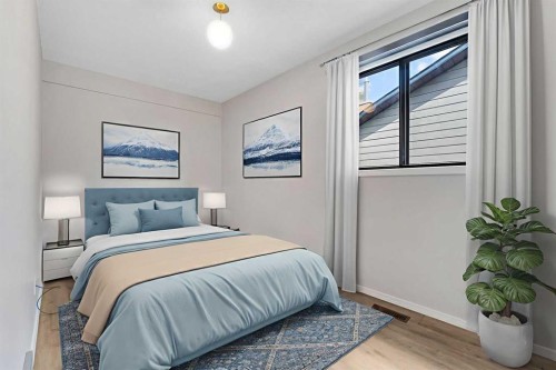 37 Edgeford Way Nw, Calgary, AB - Indoor Photo Showing Bedroom