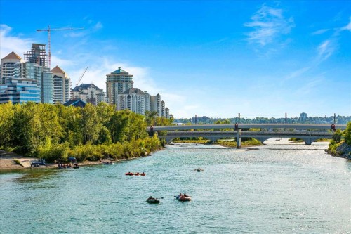 1038 1 Avenue Nw, Calgary, AB - Outdoor With Body Of Water With View