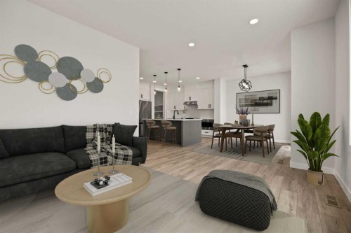494 Kinniburgh Loop, Chestermere, AB - Indoor Photo Showing Living Room