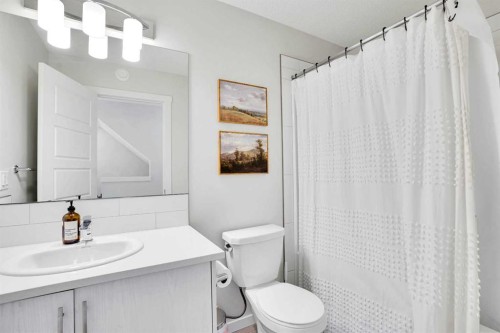 128 Cranbrook Square Se, Calgary, AB - Indoor Photo Showing Bathroom