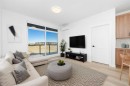 7211-1802 Mahogany Boulevard Se, Calgary, AB  - Indoor Photo Showing Living Room 