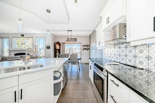 1516 Montrose Terrace Se, High River, AB - Indoor Photo Showing Kitchen With Double Sink