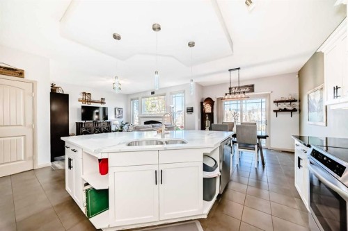 1516 Montrose Terrace Se, High River, AB - Indoor Photo Showing Kitchen With Double Sink
