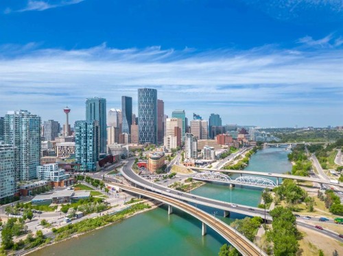 202-88 9 Street Ne, Calgary, AB - Outdoor With Body Of Water With View