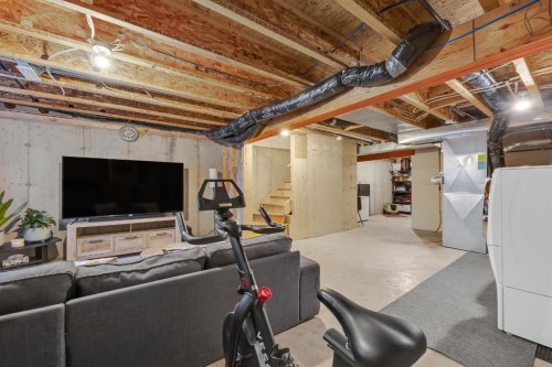 128 Country Village Manor Ne, Calgary, AB - Indoor Photo Showing Basement