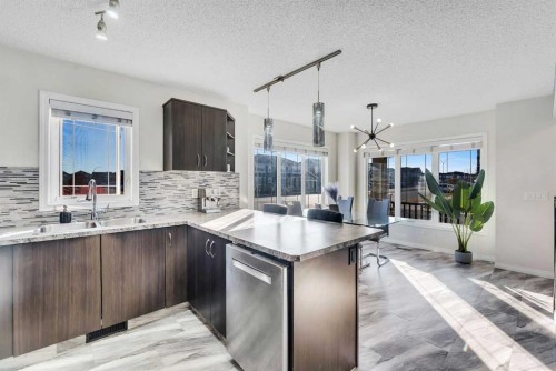58 Cityscape Avenue Ne, Calgary, AB - Indoor Photo Showing Kitchen With Upgraded Kitchen