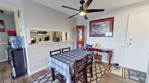 406-11 Dover Point Se, Calgary, AB - Indoor Photo Showing Dining Room