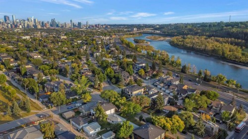 915 32 Street Nw, Calgary, AB - Outdoor With Body Of Water With View
