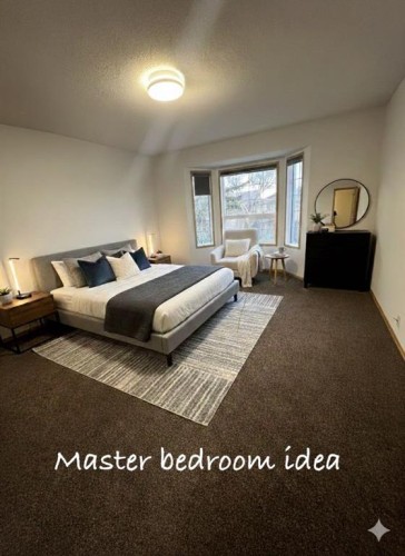 99 Martinwood Road Ne, Calgary, AB - Indoor Photo Showing Bedroom