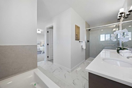 1398 Bayview Crescent Sw, Airdrie, AB - Indoor Photo Showing Bathroom