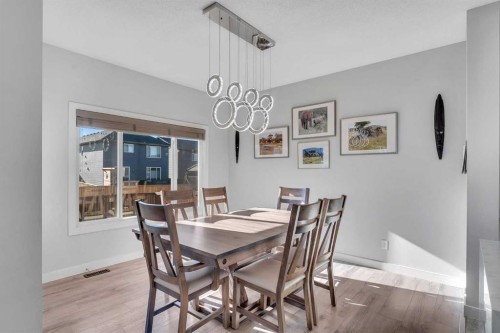 1535 Ravensmoor Way Se, Airdrie, AB - Indoor Photo Showing Dining Room