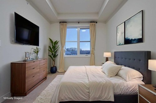 1401-81 Arbour Lake View Nw, Calgary, AB - Indoor Photo Showing Bedroom