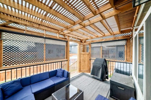 1368 Lackner Boulevard, Carstairs, AB - Outdoor With Deck Patio Veranda With Exterior