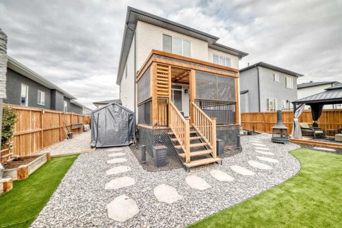 1368 Lackner Boulevard, Carstairs, AB - Outdoor With Deck Patio Veranda