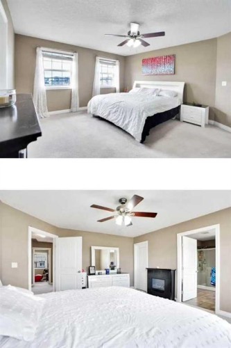 1065 Channelside Drive Sw, Airdrie, AB - Indoor Photo Showing Bedroom