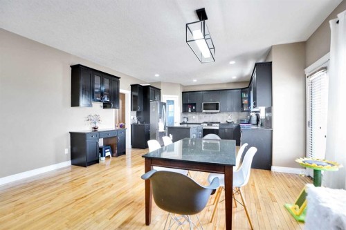 1065 Channelside Drive Sw, Airdrie, AB - Indoor Photo Showing Dining Room