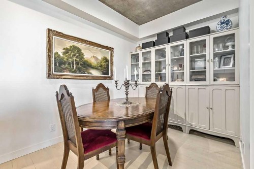 903-1010 6 Street Sw, Calgary, AB - Indoor Photo Showing Dining Room