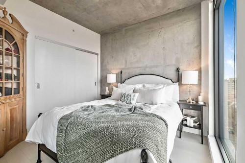 903-1010 6 Street Sw, Calgary, AB - Indoor Photo Showing Bedroom