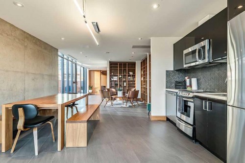 903-1010 6 Street Sw, Calgary, AB - Indoor Photo Showing Kitchen