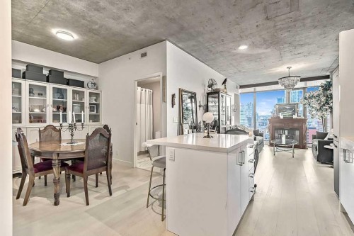 903-1010 6 Street Sw, Calgary, AB - Indoor Photo Showing Dining Room