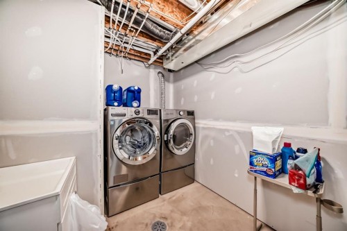 58 Panatella Lane Nw, Calgary, AB - Indoor Photo Showing Laundry Room