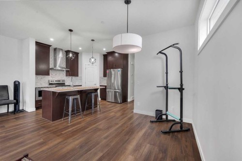 165 Hotchkiss Way Se, Calgary, AB - Indoor Photo Showing Kitchen With Upgraded Kitchen