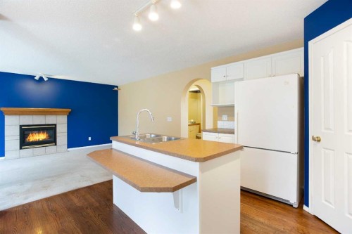 29 Spring Crescent Sw, Calgary, AB - Indoor With Fireplace