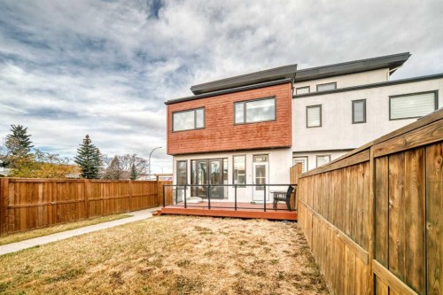 4640 15 Avenue Nw, Calgary, AB - Outdoor With Deck Patio Veranda With Exterior