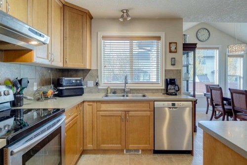 184 Cimarron Park Circle, Okotoks, AB - Indoor Photo Showing Kitchen With Double Sink