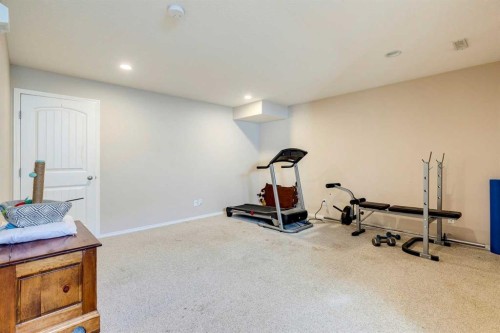 184 Cimarron Park Circle, Okotoks, AB - Indoor Photo Showing Gym Room